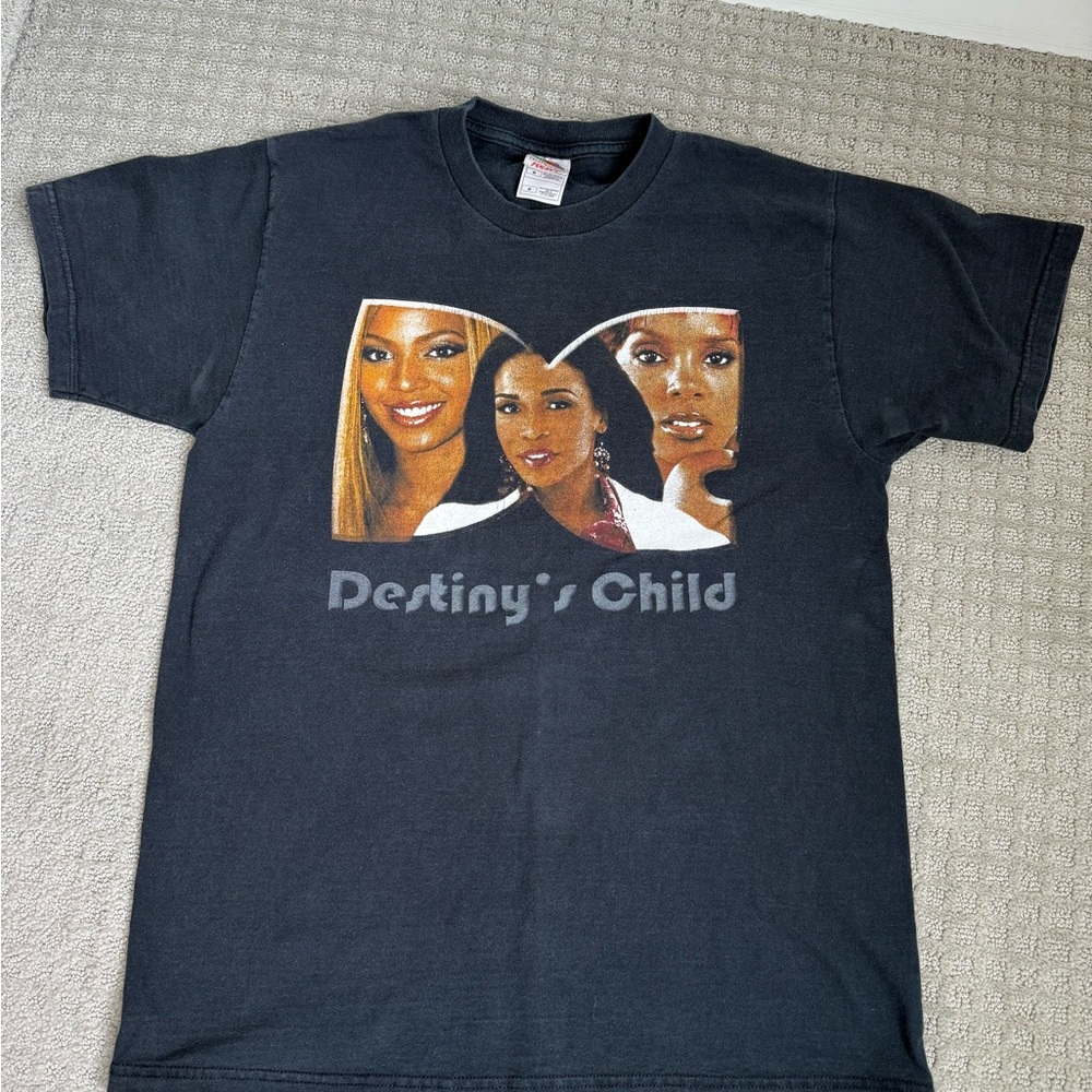 Vintage Destiny's Child Black Graphic Concert T-Shirt